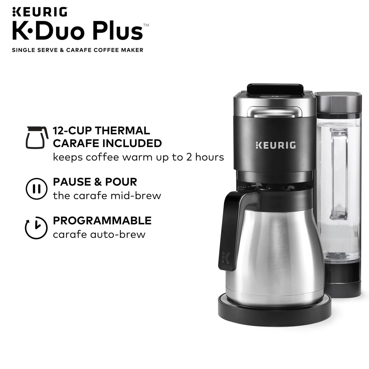 Single Serve & Carafe Coffee Maker U761779
