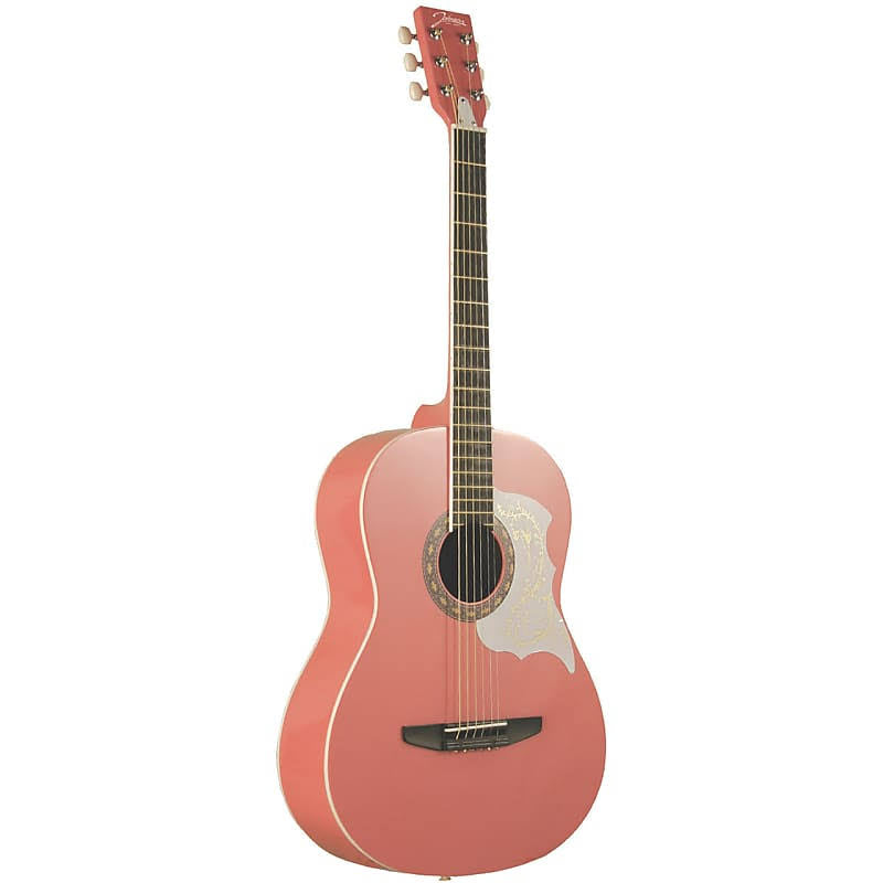 Pink Student Acoustic Guitar J3928