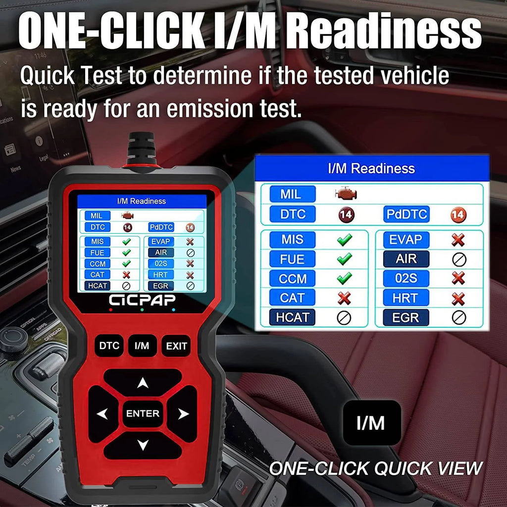 OBD2 Scanner Diagnostic Tool Car Code Reader J809