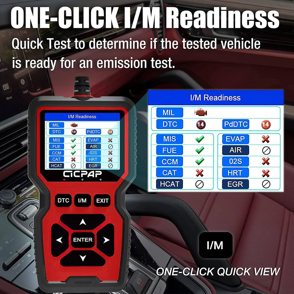 OBD2 Scanner Diagnostic Tool Car Code Reader J809