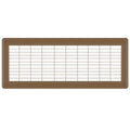6in x 20in Brown Heavy Gauge Steel Floor Grille S74085