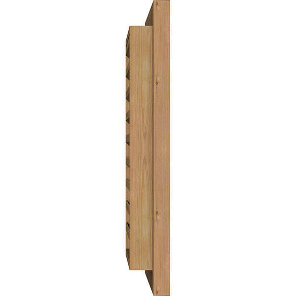 Unfinished Functional Rough Vertical Gable Vent G260