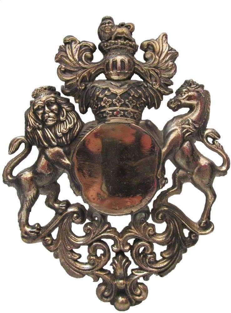 Antique Style Cast Wall Plaque Plate Pack of 2 F7444