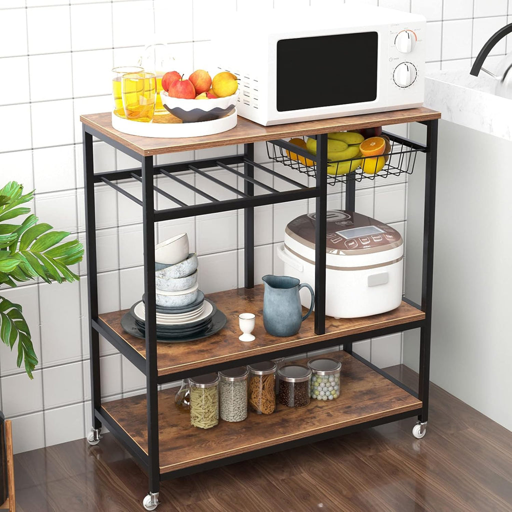 Kitchen Baker's Rack Rustic Brown X7279