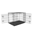 2-Door Folding Dog Crate G766