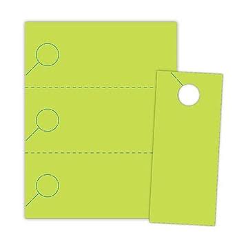 Green Digital Cover Door Hangers, 1000/Pack F158
