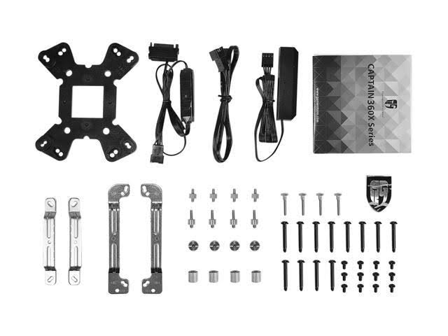 White RGB Liquid CPU Cooler L1249