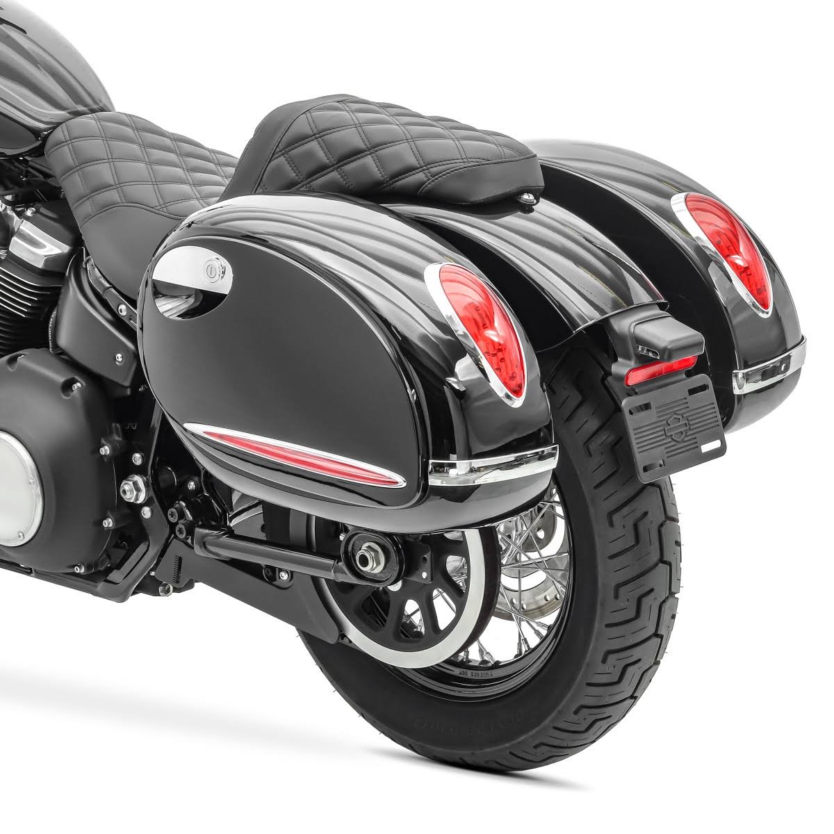 Black Hard Saddlebags Set N16671