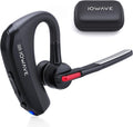 Bluetooth Headset with Dual Mic Noise Cancelling Storage Case Pack of 2 E9377