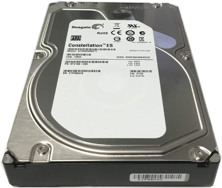 2TB 7200 RPM SATA 3.5in Enterprise Hard Drive N798196