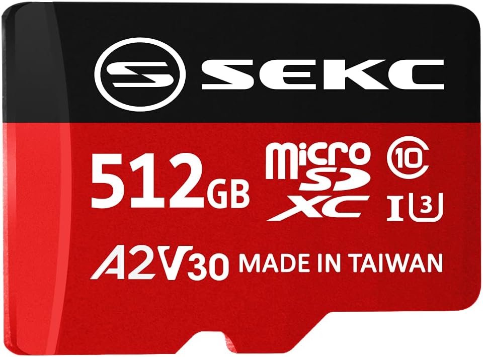 512GB microSDXC Memory Card with SD Adapter R4608