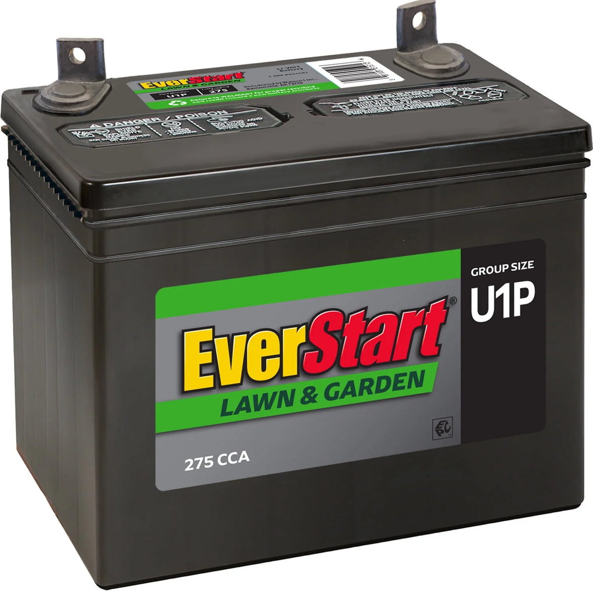 Lawn and Garden Lead Acid Battery, Group Size U1P 12 Volt, 275 CCA F7864