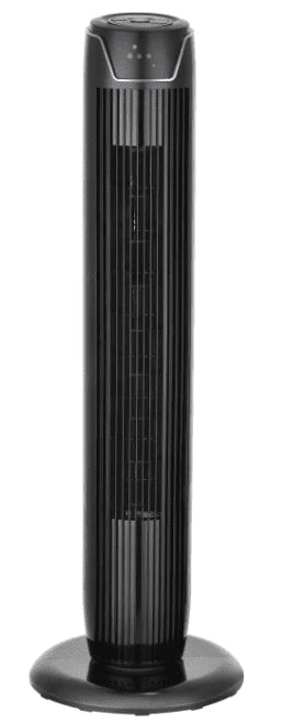 Black 3-Speed Oscillating Tower Fan P793005