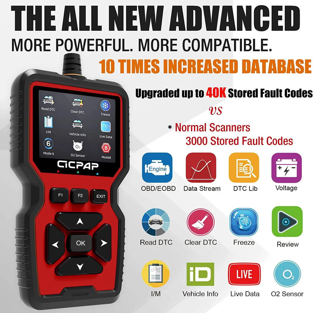 OBD2 Scanner Diagnostic Tool Car Code Reader J809