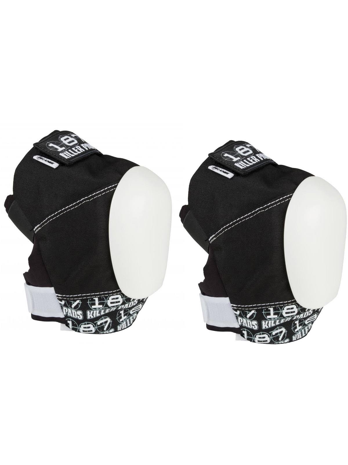 Black White Skateboard Knee Pads C864456