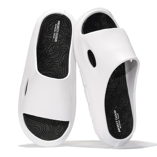 Lightweight Flexible EVA Recovery Slides with Latex Insole A8100