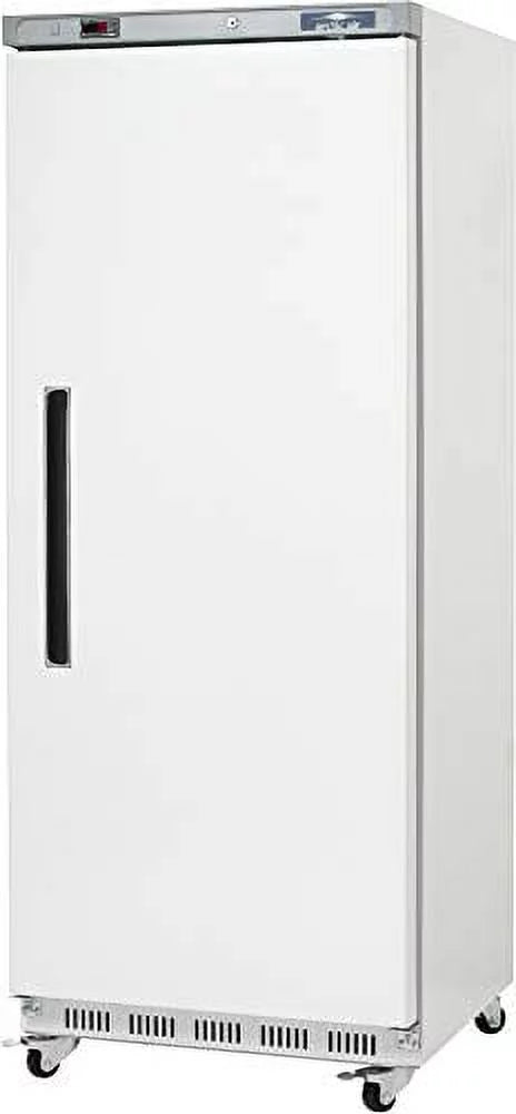 White Single Door Reach in Commercial Refrigerator 25 cu. ft. W54364