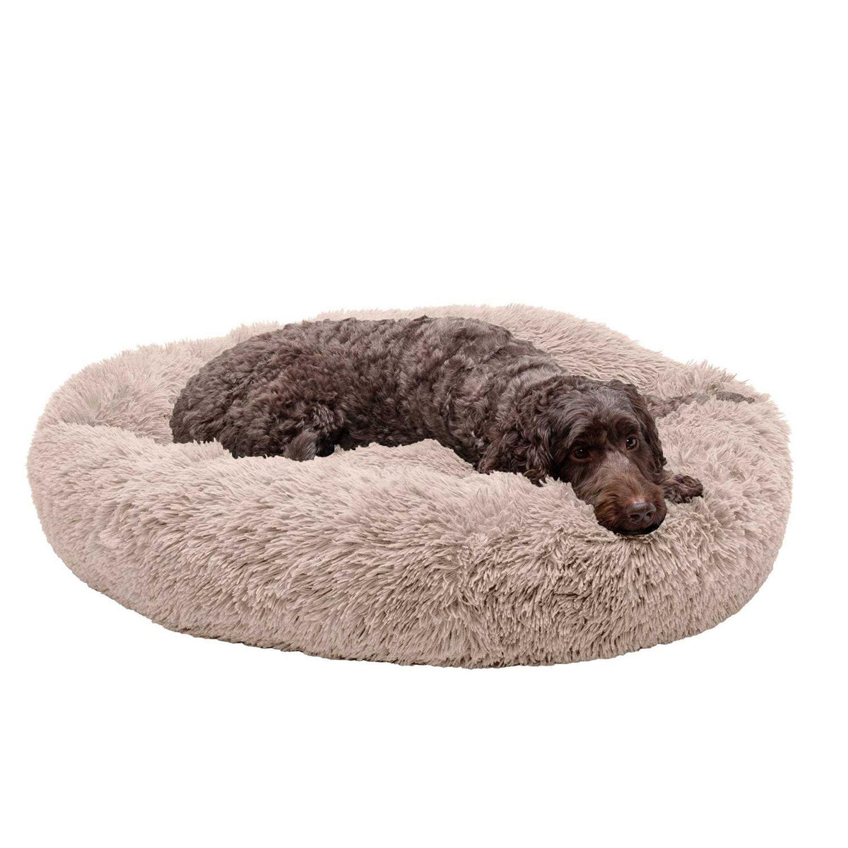 Long Fur Donut Dog Bed G6241