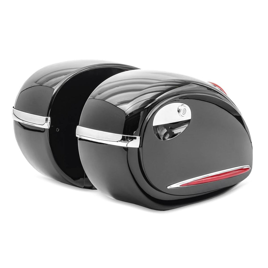 Black Hard Saddlebags Set N16671