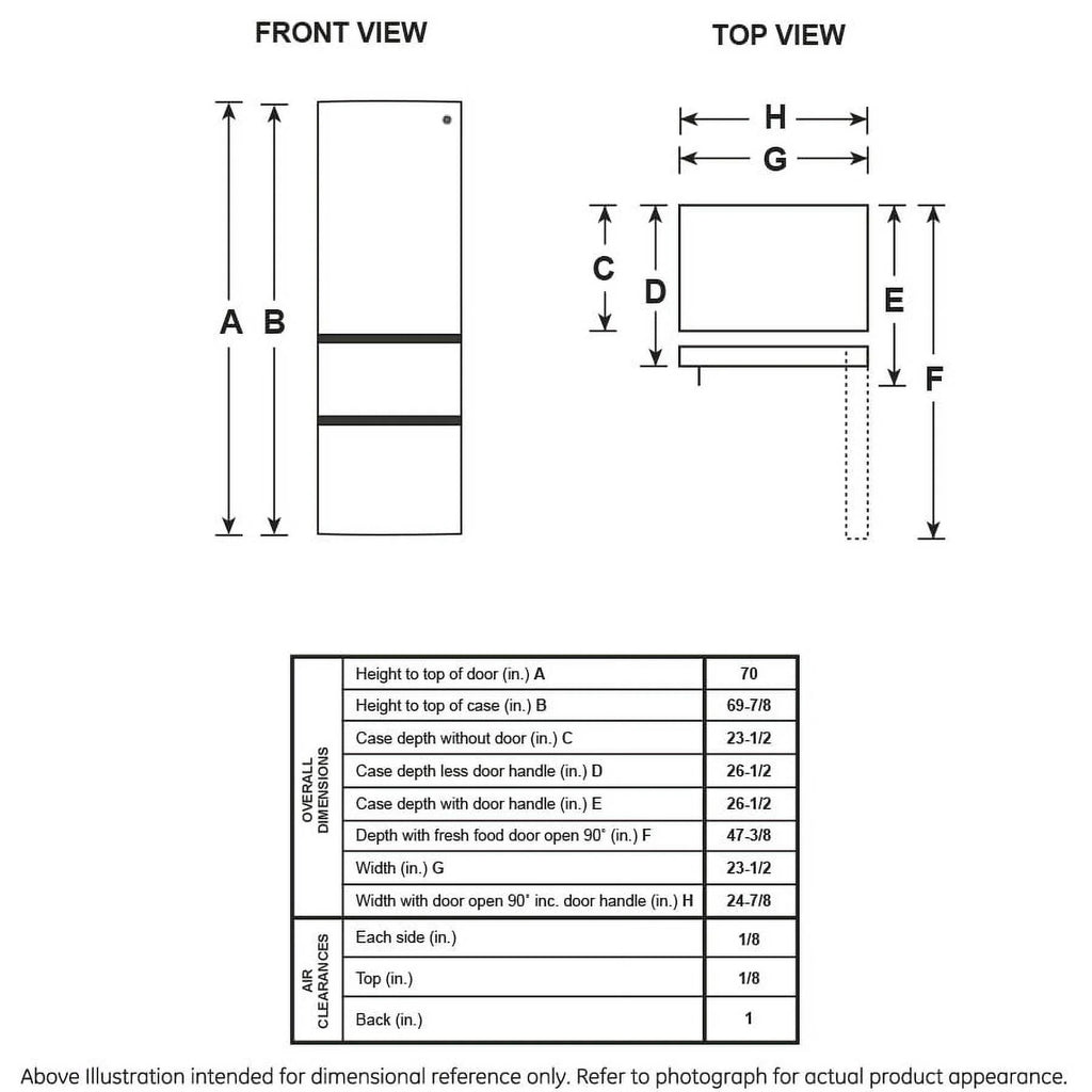 11.9 Cu. Ft. Bottom-freezer Refrigerator P110600