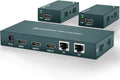 HDMI Extender Splitter 1x2, 1080P@60Hz, 165ft Over CAT5e/CAT6/CAT7 Cable E17818