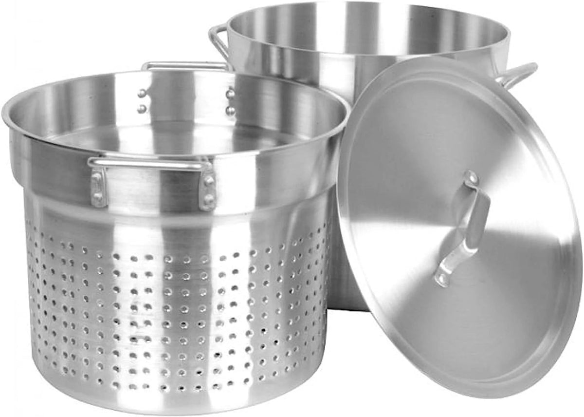 3 Piece 12 qt. Aluminum Pasta Cooker M458