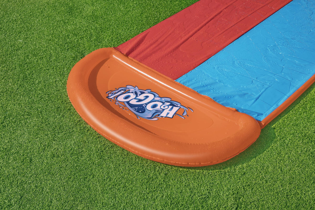 Double Lane Water Slide with Splash Ramp 16' R693247
