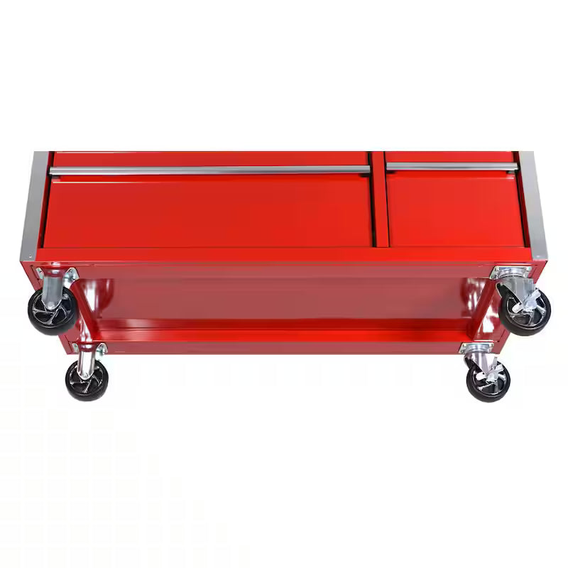 52 in. W Gloss Red Mobile Workbench Tool Chest K183278