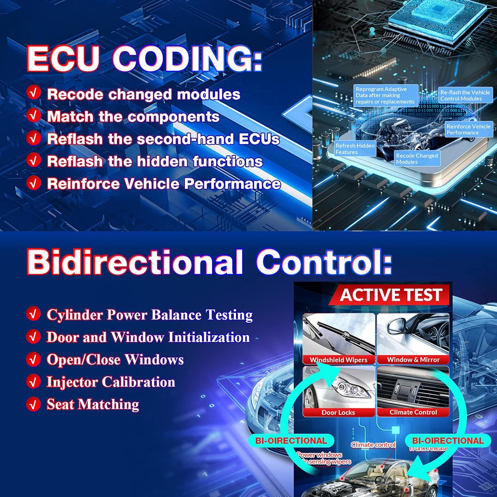 2022 Bidirectional Automotive Diagnostic Scanner H422614