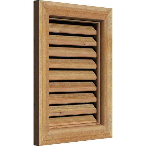 Unfinished Functional Rough Vertical Gable Vent G260