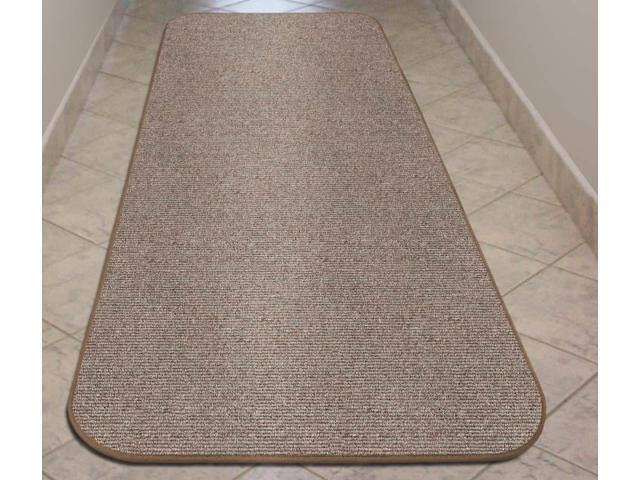 Pebble Beige 14 ft. x 27 in. Skid-Resistant Carpet Runner J6980