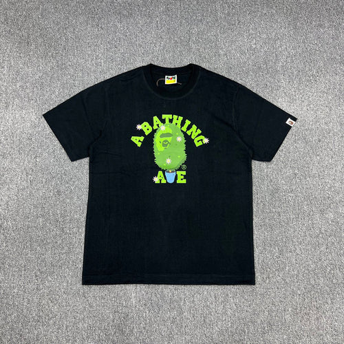 BAPE Topiary Bonsai Ape Head Daisy College Logo Tee Oversized Unisex T-Shirt