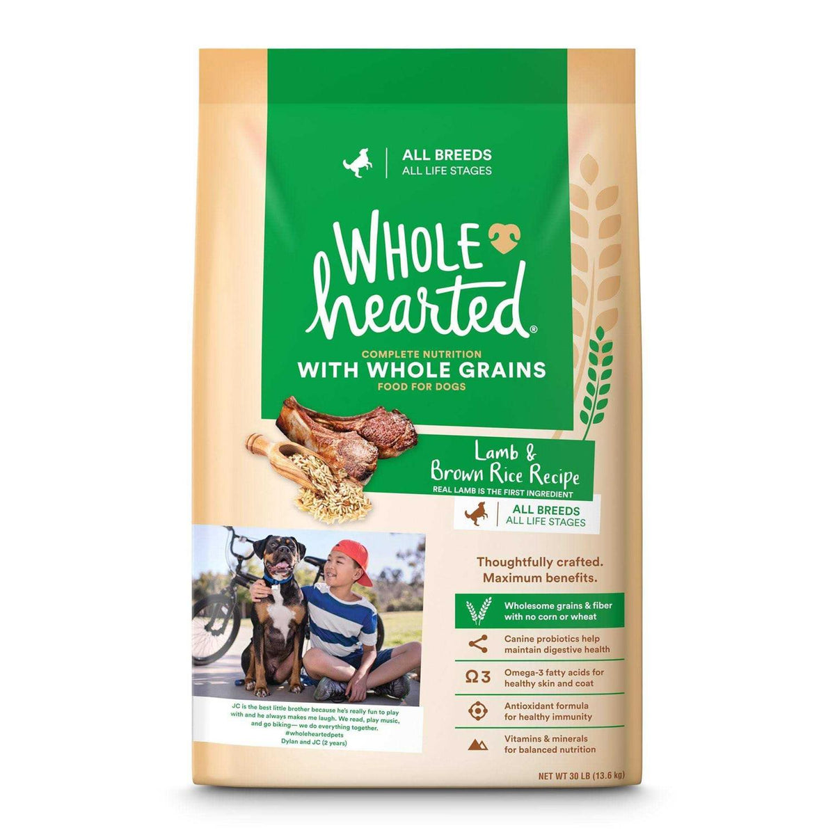 Lamb & Brown Rice Recipe Dry Dog Food L808