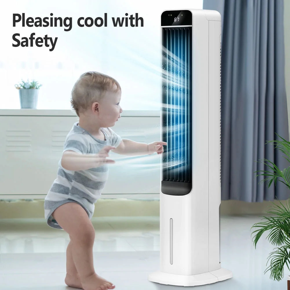 Portable Evaporative Air Cooler Tower Fan 3-in-1 Humidifier V150