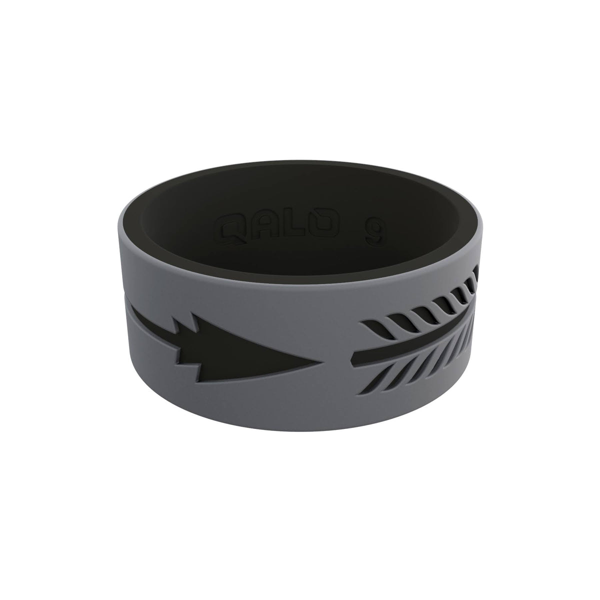 Men's Silicone Ring Grey/Black L702077