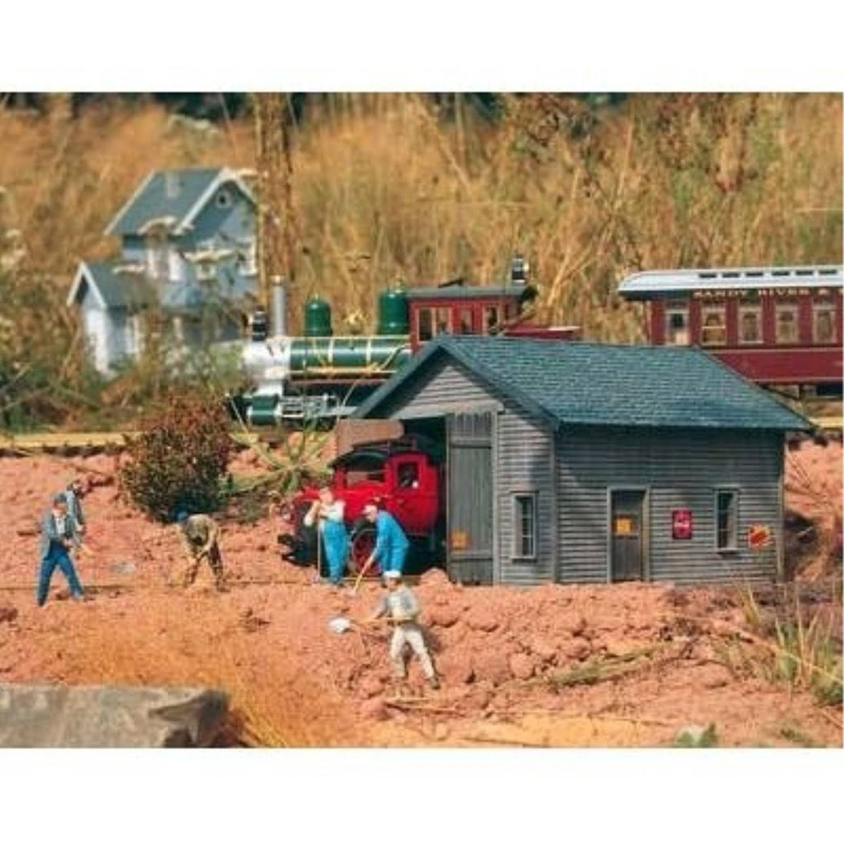 G Scale Model Train Buildings Track Inspection Shed C92684