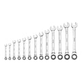 13-Piece SAE Ratcheting Combination Wrench Set O8858