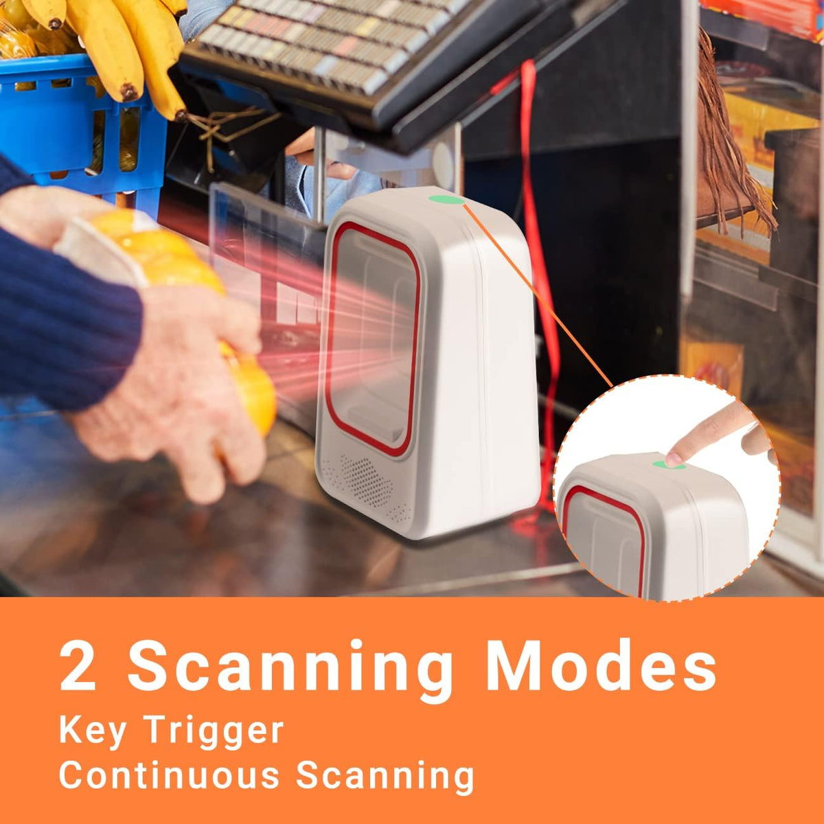 2D Wireless Barcode Scanner E3095