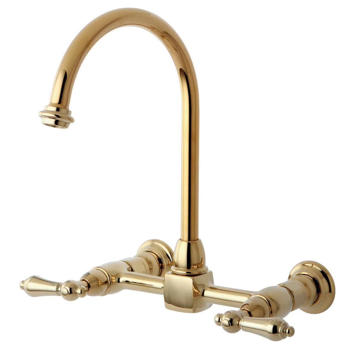 Oil Rubbed Bronze Wall Mount Bridge Kitchen Faucet Z7164