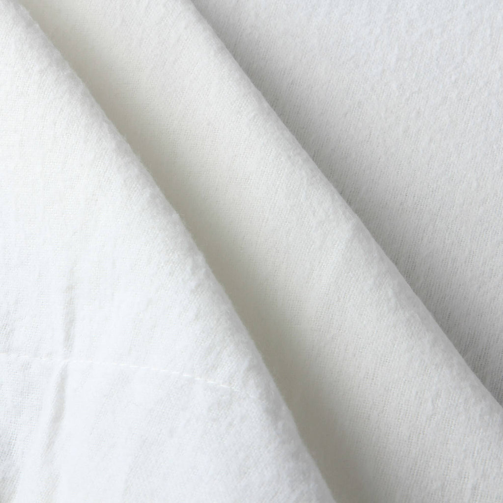 Solid Cotton Flannel Duvet Cover Set King/Cal King I9042