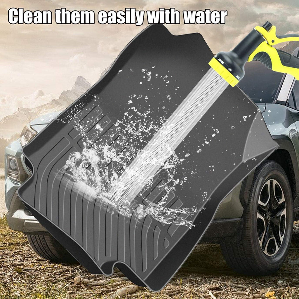 Black Floor Mats Liners for Hyundai Elantra Sedan 2017-2020 Heavy Duty All Weather P67202