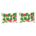 Multicolor Floral Rectangular Outdoor Lumbar Throw Pillow 2 Pack F570285
