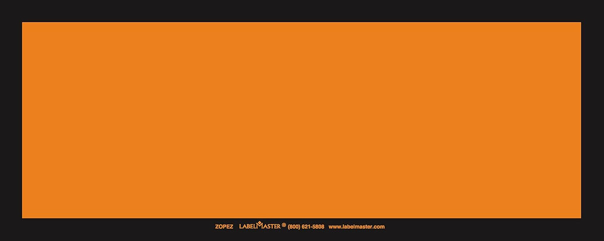 Orange Vinyl Hazmat Placard Pack of 25 J67657