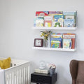 White Floating Shelf Kids Bookcase X585