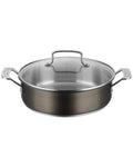 Black Stainless 4-qt Casserole I7481