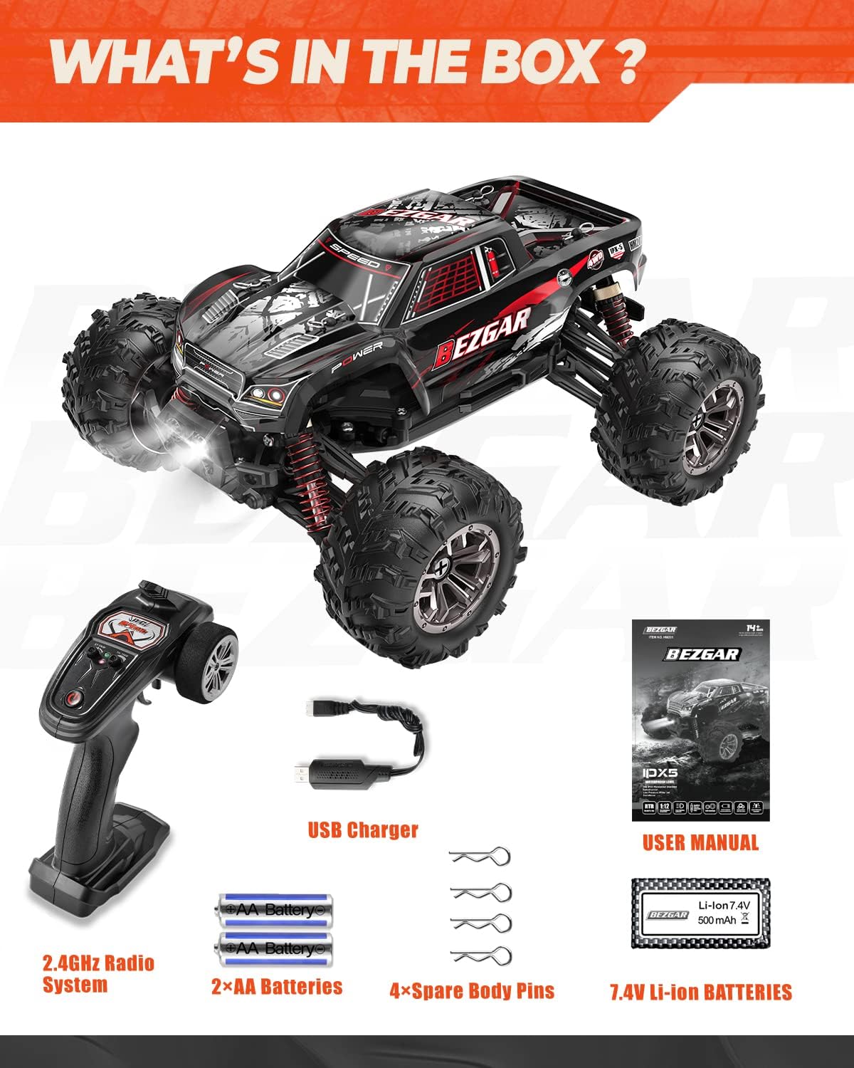 Remote Control Off Road RC Monster Truck J965