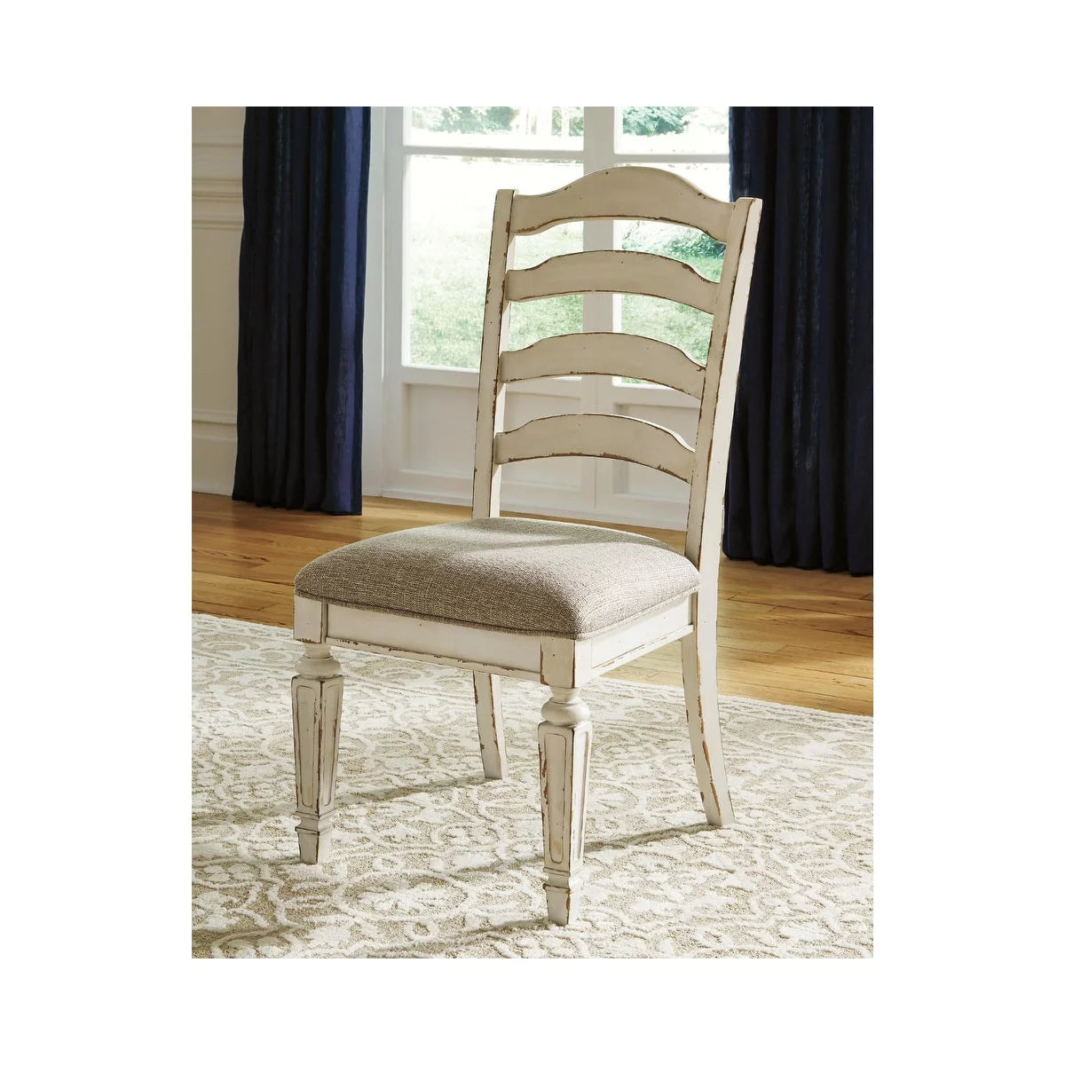 White Dining Room Chair Set of 2 C160
