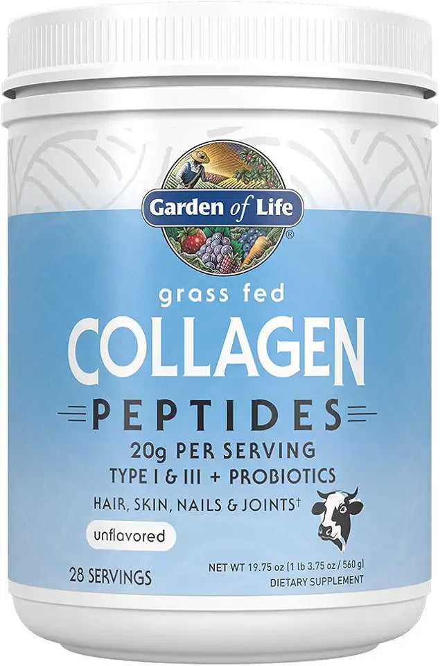 Organic Greens Superfood and Grass Fed Collagen Peptides Powder Bundle M2773