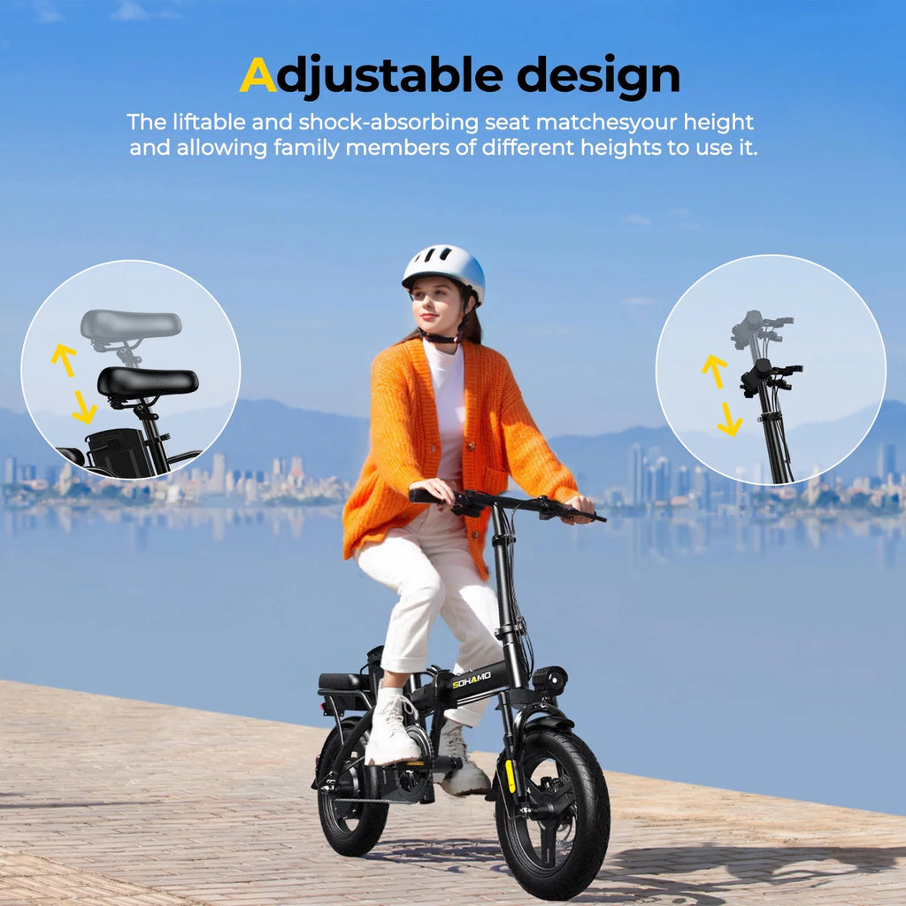 36V 10Ah Foldable Electric Bike 400W Motor R49367