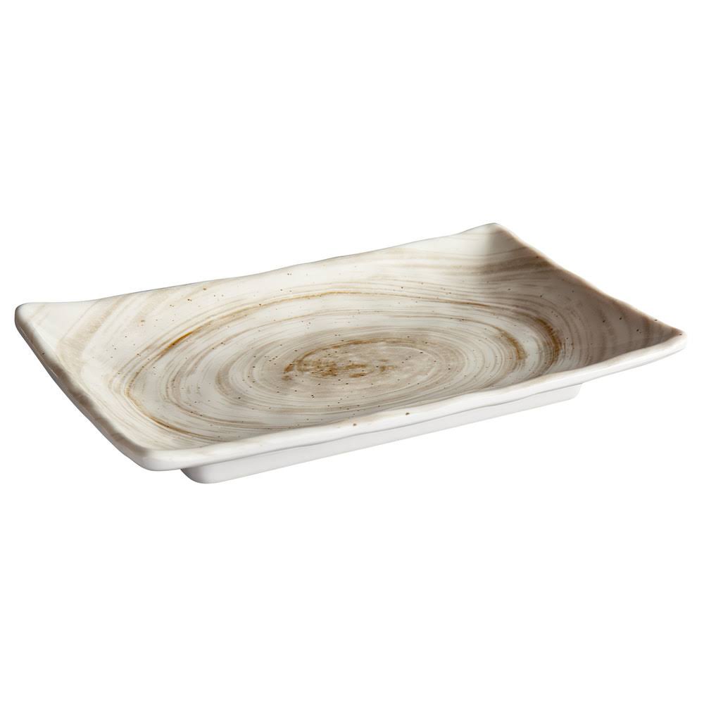 Rectangular Melamine Plate - 6/Case V4548